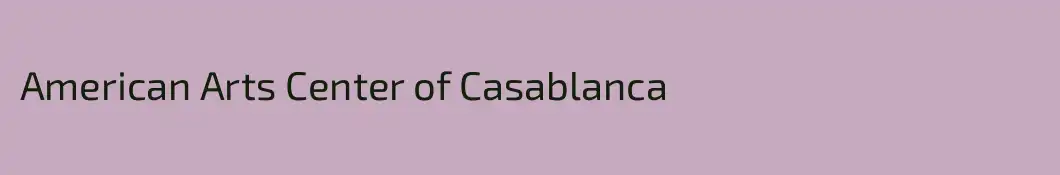 American Arts Center of Casablanca